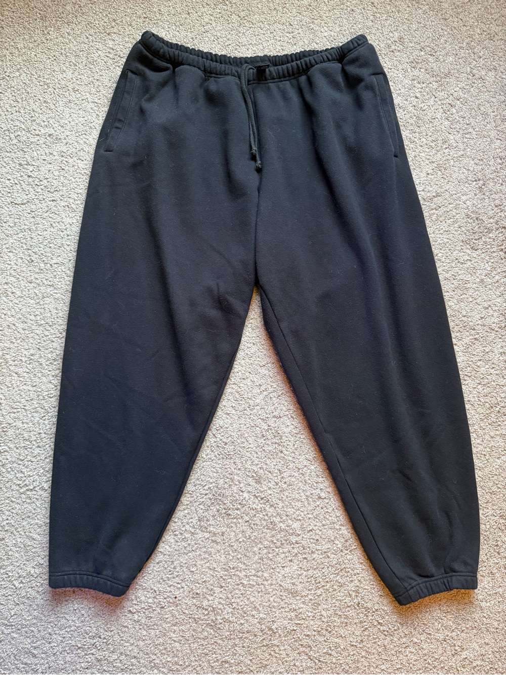 SKIMS Boyfriend Baggy Joggers - black